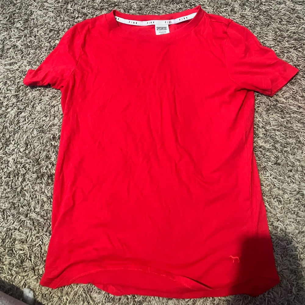 Victoria secret !! All red tee